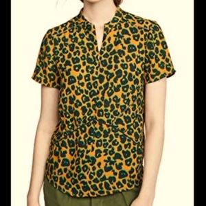 Scotch & Soda Short Sleeve Animal Printed Shirt
